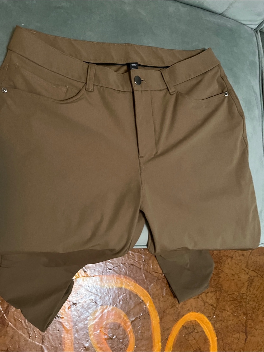 NWOT Lululemon athletica Men's ABC Classic Fit - Tan size 32x 32 - Picture 8 of 8